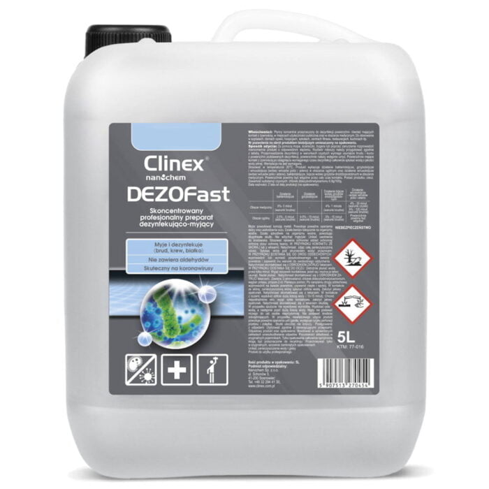 Clinex Dezofast 5l dezynfekcja, koncentrat