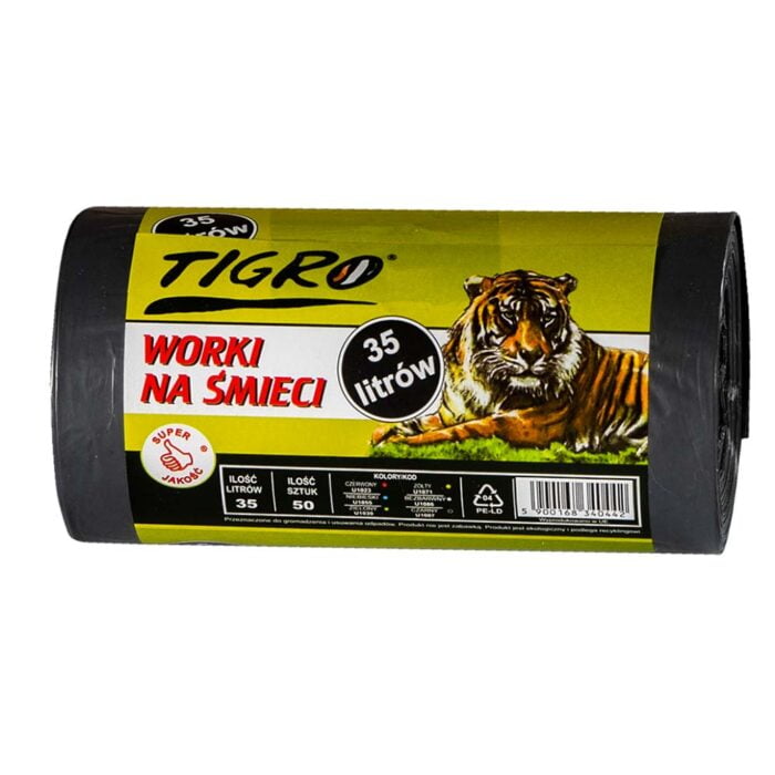 Worki na śmieci 35l MOCNE 50 szt.