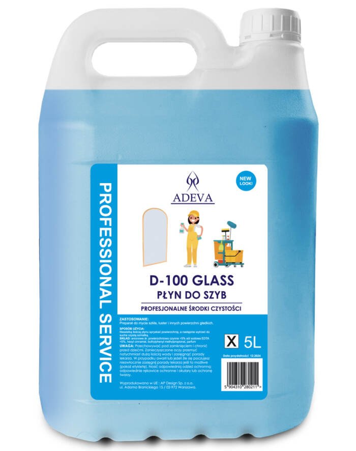 Adeva D-100 Glass – do Mycia Powierzchni Szklanych