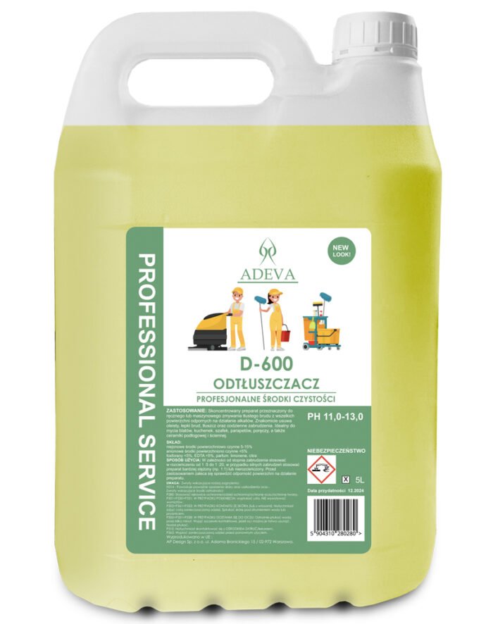 Adeva D-600 – Płyn Odtłuszczający