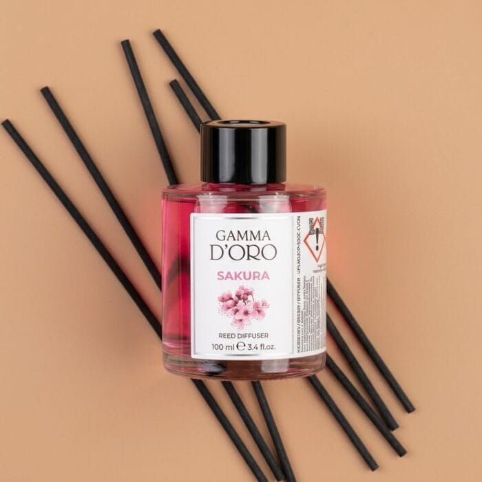 Gamma D’oro Sakura 100ml – Patyczki Zapachowe Dyfuzor do Wnętrz