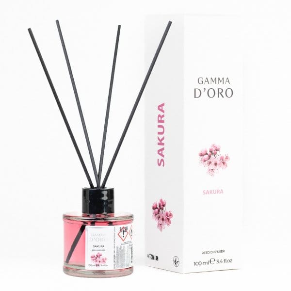 Gamma D’oro Sakura 100ml – Patyczki Zapachowe Dyfuzor do Wnętrz